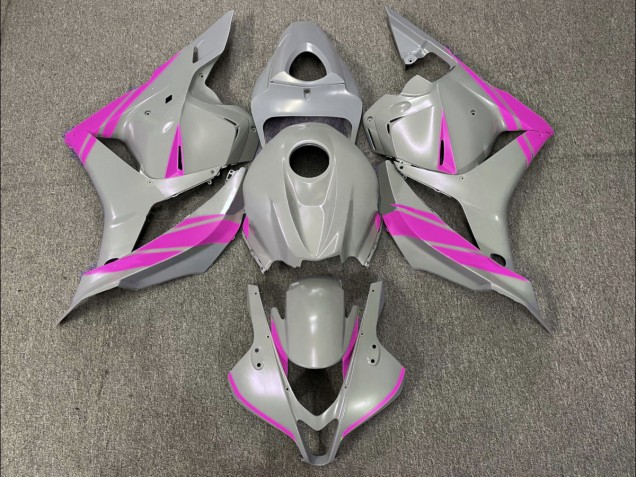 2009-2012 Nardo Grey and Pink CBR600RR Fairings