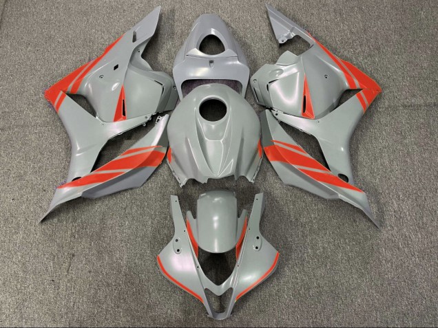 2009-2012 Nardo Grey and Red CBR600RR Fairings