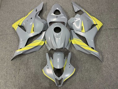 2009-2012 Nardo Grey and Yellow CBR600RR Fairings