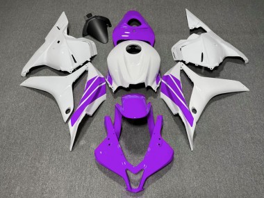 2009-2012 Purple and White Side Stripe CBR600RR Fairings