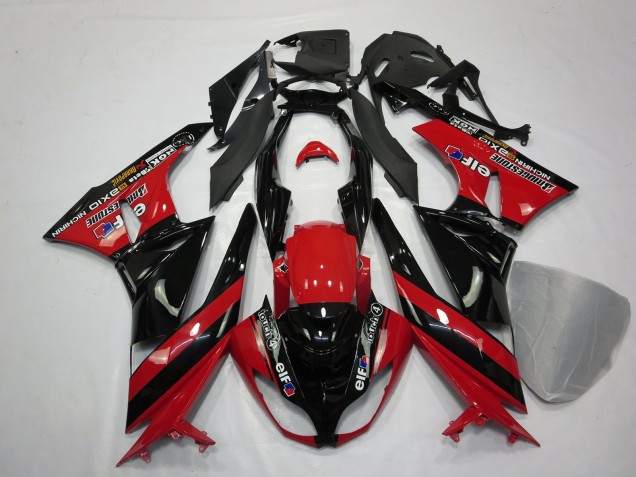 2009-2012 Red Black ZX6R Fairings