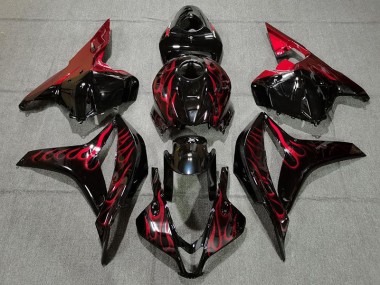 2009-2012 Red Flame CBR600RR Fairings