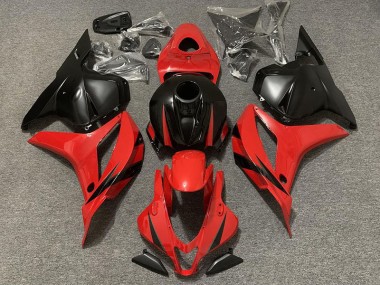 2009-2012 Red and Matte Black CBR600RR Fairings