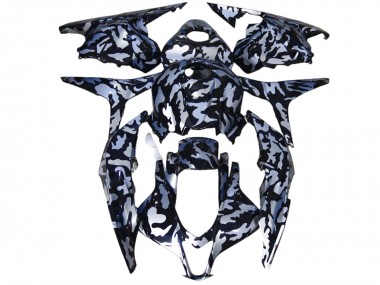 2009-2012 Silver Snow Camo CBR600RR Fairings