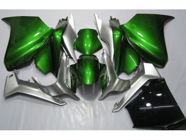 2010-2013 Deep Green and Silver VFR1200 Fairings