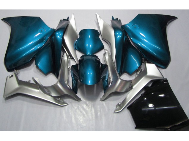 2010-2013 Light Blue and Silver VFR1200 Fairings