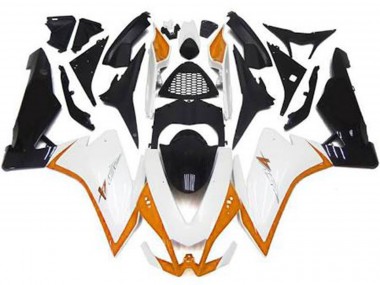 2010-2015 Gloss White & Orange RSV4 1000 Fairings