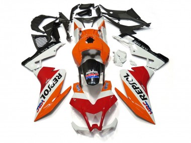 2012-2015 Repsol White and Red RS4 125 Fairings