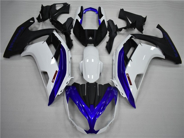 2012-2016 Blue and White Ninja 650R Fairings