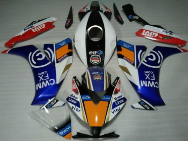 2012-2016 Elf Blue and Orange CBR1000RR Fairings