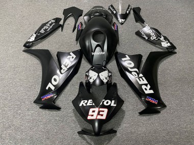 2012-2016 Matte Black Repsol CBR1000RR Fairings