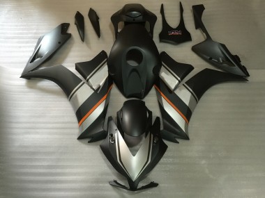 2012-2016 Matte Silver and Black CBR1000RR Fairings