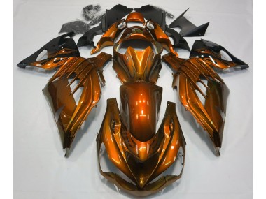 2012-2021 Burnt Orange Gloss ZX14R Fairings