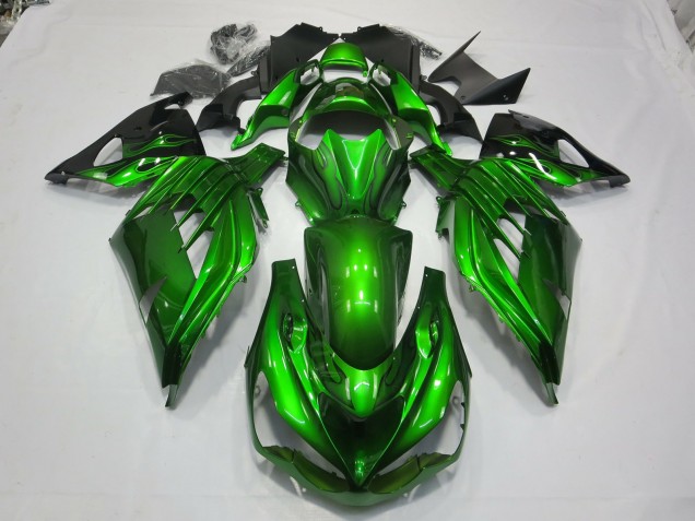 2012-2021 Green Black ZX14R Fairings