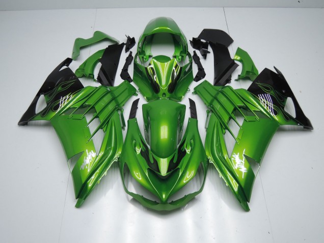 2012-2021 Green Flame ZX14R Fairings