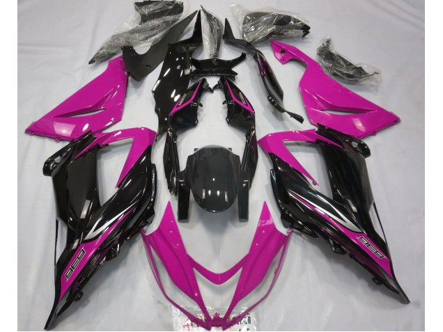 2013-2018 Black and Pink ZX6R Fairings