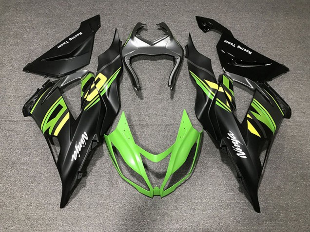 2013-2018 Matte Black & Racing ZX6R Fairings