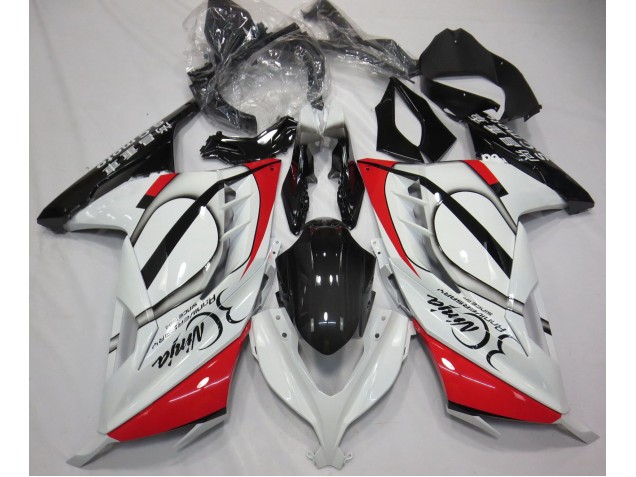 2013-2018 Red and White Ninja 300 Fairings