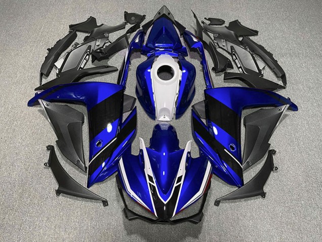 2015-2018 Blue Black and White R3 Fairings