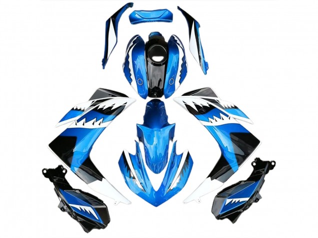 2015-2018 Light Blue Shark R3 Fairings