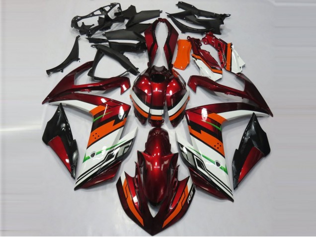 2015-2018 Orange and Maroon R3 Fairings