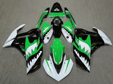 2015-2018 White Shark & Green R3 Fairings