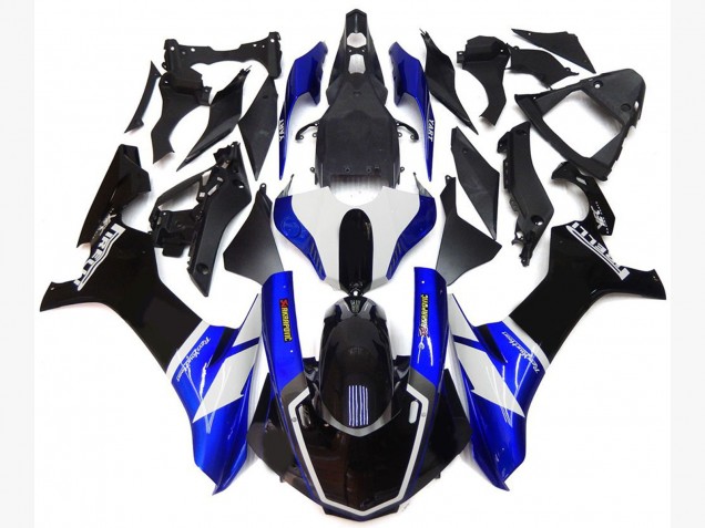 2015-2019 Blue and White Custom Style R1 Fairings