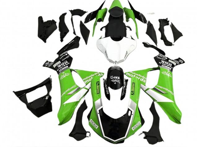 2015-2019 Gloss Green Logo Style R1 Fairings