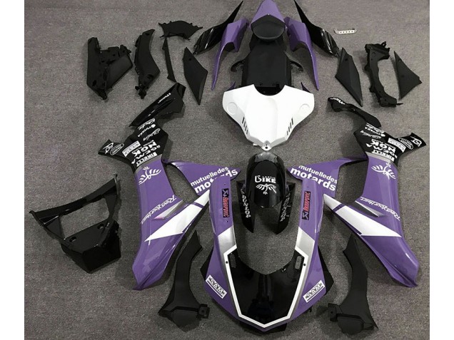 2015-2019 Gloss Purple Logo Style R1 Fairings