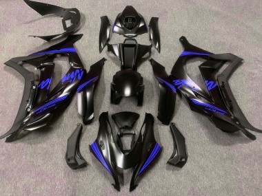 2016-2019 Satin Black & Blue ZX10R Fairings