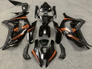 2016-2019 Satin Black & Orange ZX10R Fairings