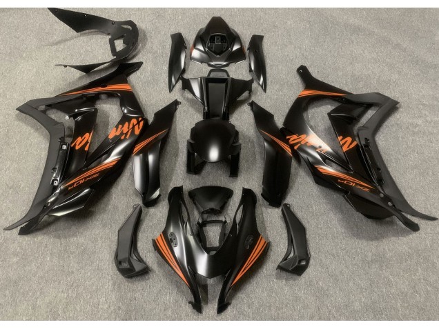 2016-2019 Satin Black & Orange ZX10R Fairings