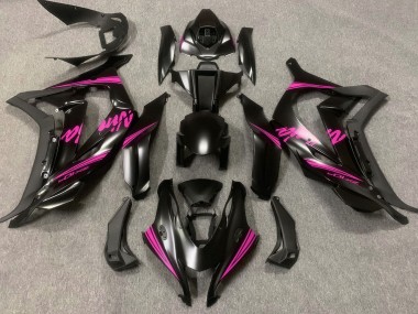 2016-2019 Satin Black & Pink ZX10R Fairings