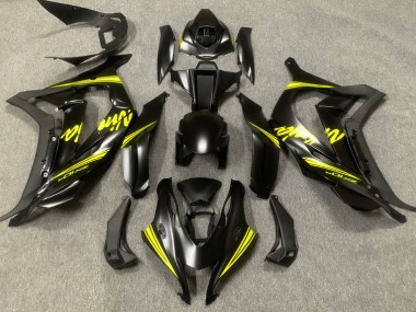 2016-2019 Satin Black & Yellow ZX10R Fairings