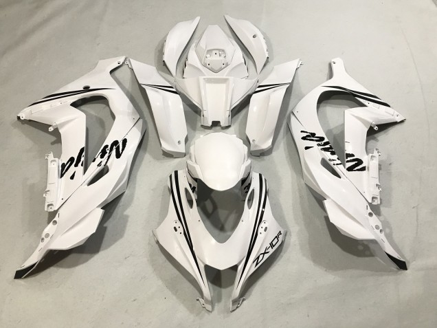 2016-2019 White Ninja ZX10R Fairings