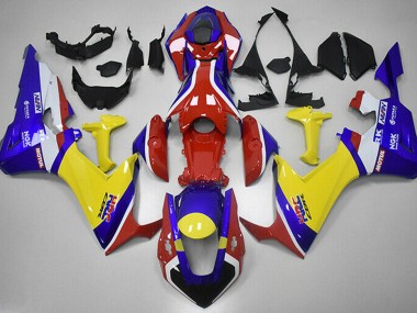 2017-2023 Red Blue and Yellow HRC CBR1000RR Fairings