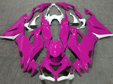 2019-2023 Gloss Pink & White ZX6R Fairings