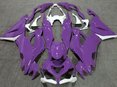 2019-2023 Gloss Purple & White ZX6R Fairings